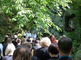 Die Fatima Grotte in Naumburg (Foto: Karl-Franz Thiede)